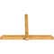 Ekena Millwork Eugene Rough Sawn Timber Gable Bracket, Western Red Cedar, 96"W x 64"H x 6"D x 6"F, 16/12 Pitch GBW096X64X0606EUG00RWR - alternate 2